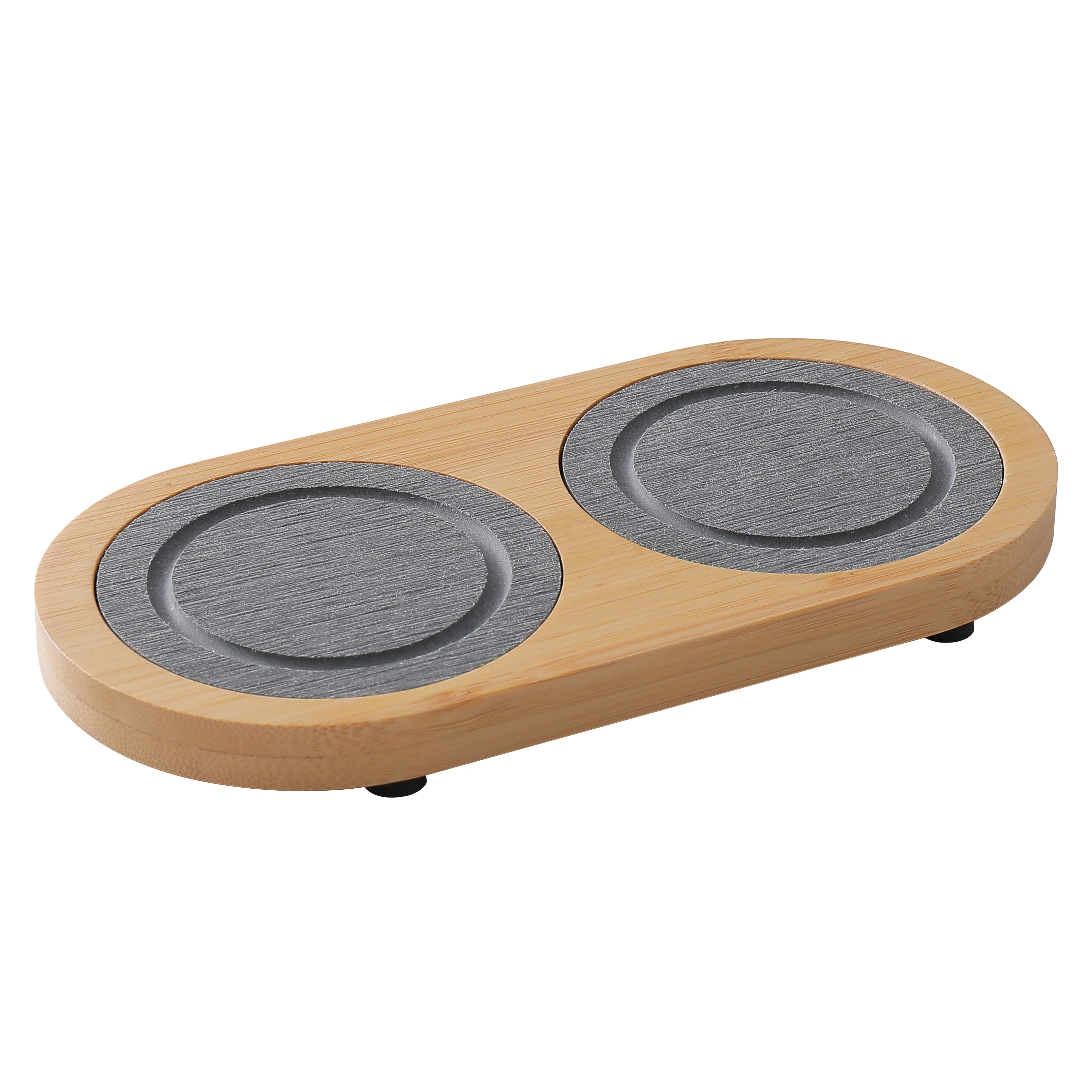 

Detachable Diatom Mud Absorbent Coaster Quick Drying Absorbent Coaster, Kitchen Bathroom Desktop Anti Mold Water Absorbing Tray