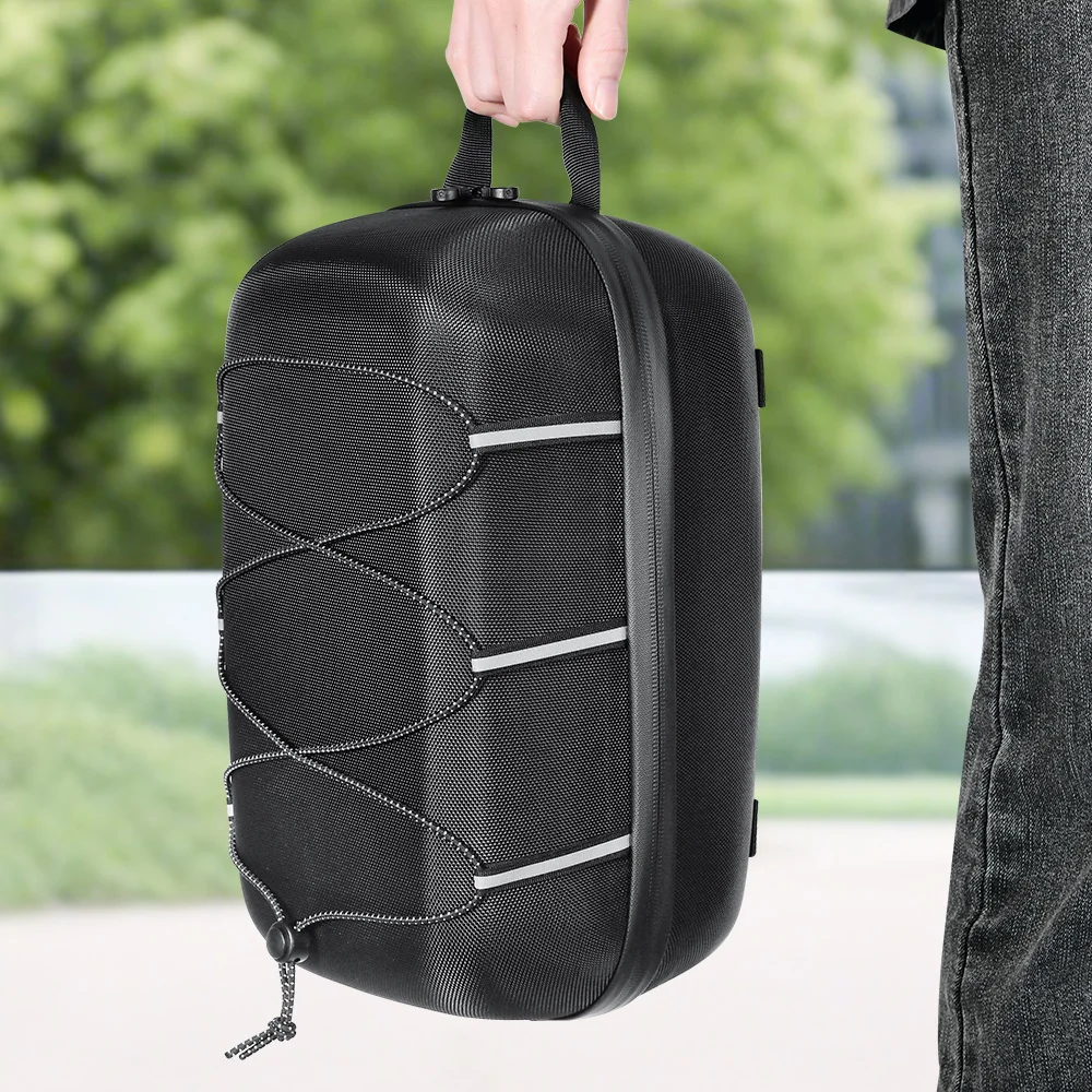 NEWBOLER Brompton Fahrrad-Rücksitztasche, MTB-Fahrradträgertasche, Kofferraumtasche, Radfahren, große Kapazität, wasserdichte Reisetasche ﻿ – Detail 12