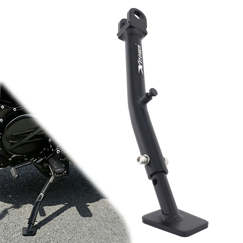 Motorcycle Adjustable Side Kickstand Holder Parking Rack Support Foot For F700GS 2011-2018 F800GS Adventure 2012-2016 For BMW