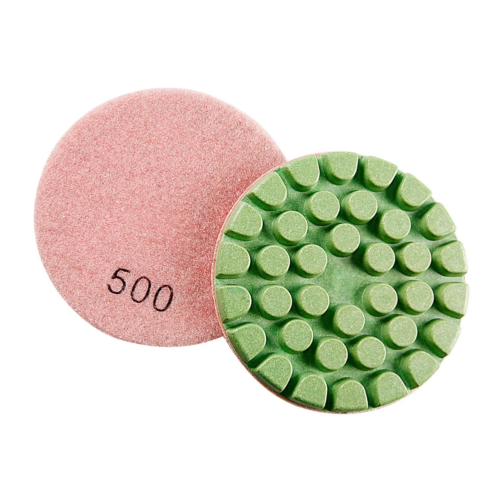 Tamponi per smerigliatura per pavimenti Tamponi per lucidatura per calcestruzzo Ristrutturazione del calcestruzzo 100 mm Sostituzione facile Lucidatura ad alta efficienza