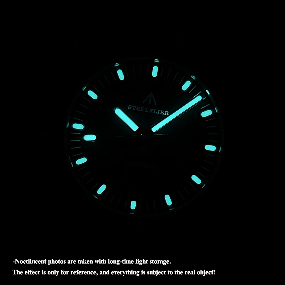 STEELFLIER Official SF793 Luxury GMT Mechanical Wristwatch Steel Bezel NH34 Movement Super Luminous 20Bar Waterproof Dive Watch