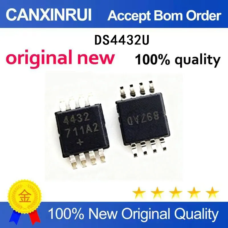 (5-100 Pieces) Brand new original DS4432U+T&R DS4432U MSOP8 spot chip IC
