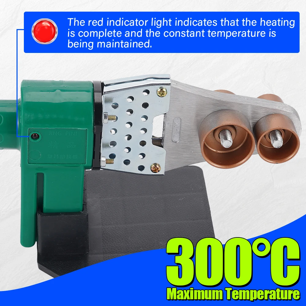 1200W 220V PPR Pipe Hot Melt Welding Machine 20/25/32mm Die Heads Plastic Tube Welder Tool With Pipe Cutter For PE PVC Household