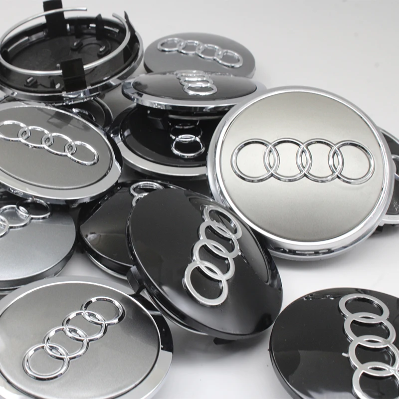 4pcs 60mm 61mm 69mm 68mm 77mm Car Styling Wheel Center Cap Hub Replaced Covers For Audi A1 A2 A3 A4 A5 A6 A7 S3 S6 Q5 Q3 Q5 RS7 - view 5