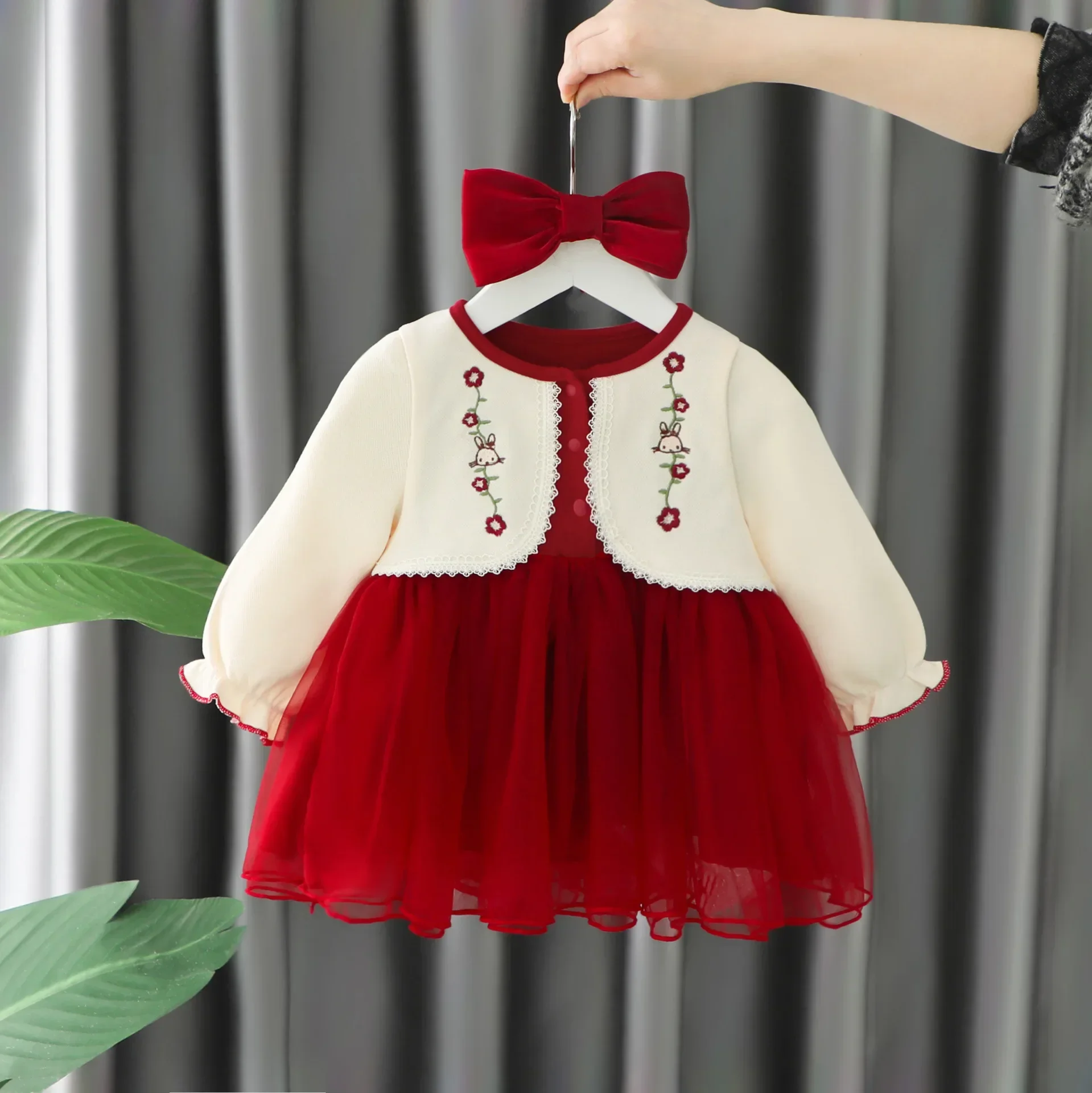 

9M-5T Baby Girl Clothes Spring Girls Dresses Full Sleeve Dress Toddler Girl Dresses Little Girl 1 Years Old Kids Clothes