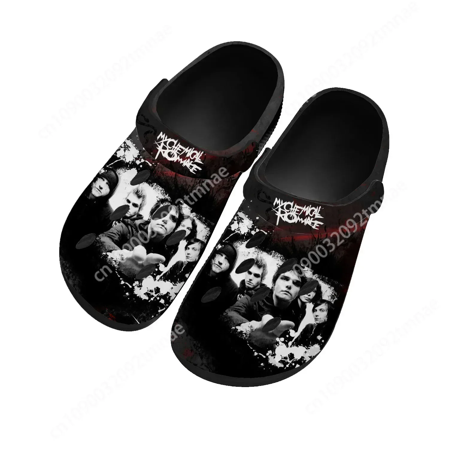 Romance Rock Band Chemical Fashion Home Clogs Custom Water Shoes Mens Womens Teenager Shoes Clog Breathable Beach Hole Slippers