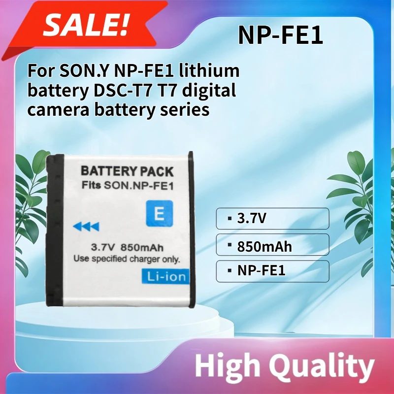 

High Quality 850mAh NP-FE1 Rechargeable Battery Compatible with S ony DSC-T7 Camera