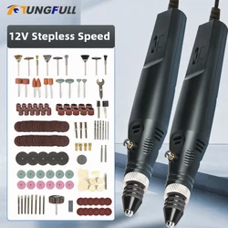 12V Drill Engraver Pen Mini Drill Jewelry Dremel Mini Drill Grinder Machine Drill Stepless speed Micro Drill Tools For Dremel