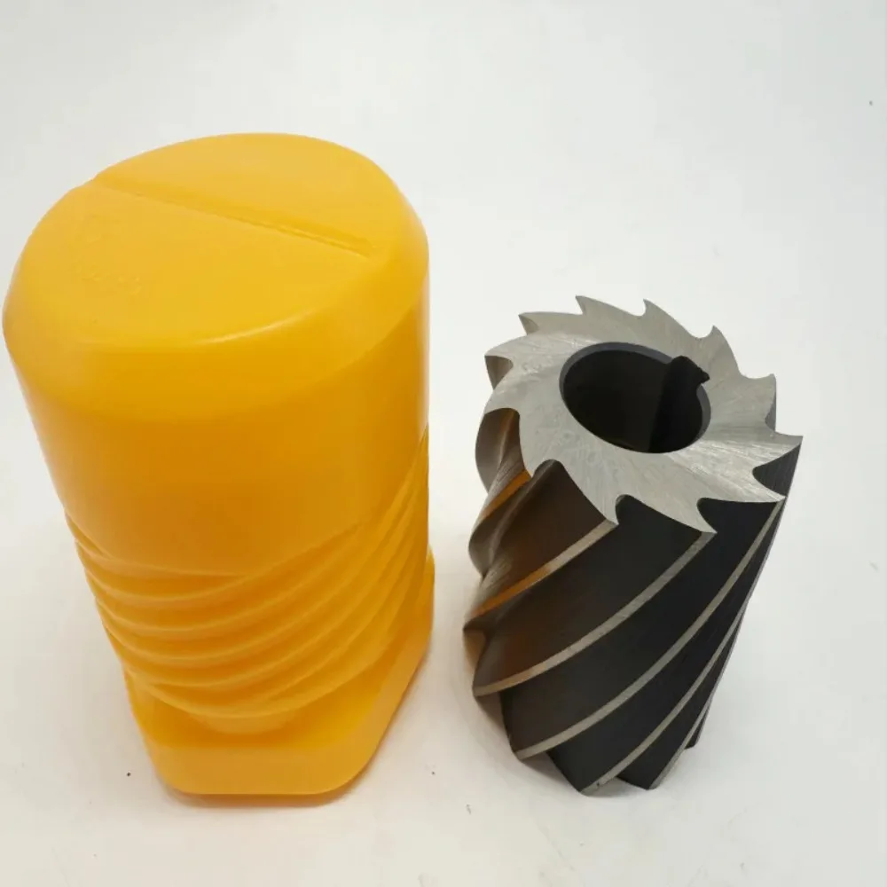 Cylindrical Spiral Milling Cutter M2 High Speed Steel 40*40 50*63 63*80 80*100 Made In China