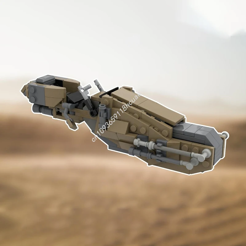 

164 шт. MOC TREADSPEEDER 125Z Star Battle Модель Строительные блоки Архитектура Модульные детские игрушки DIY Рождественские подарки