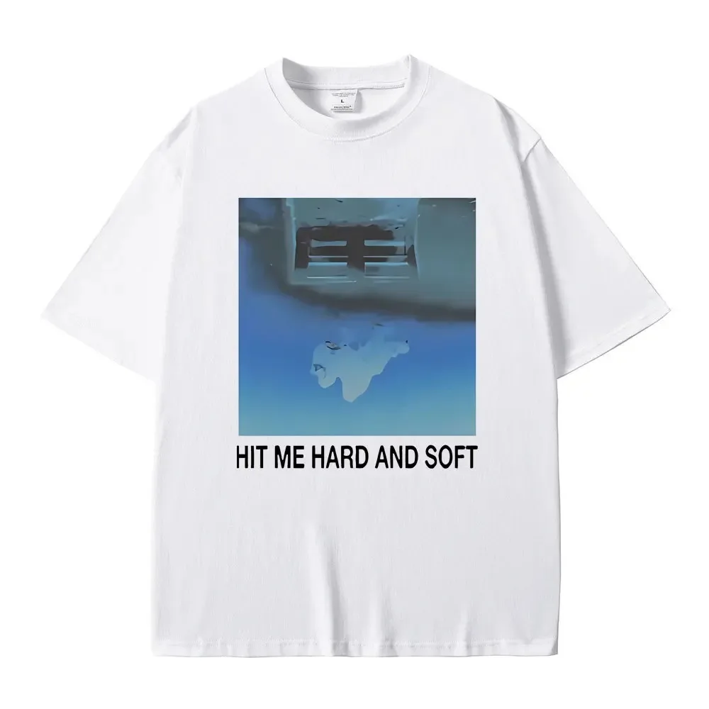 Hit Me Hard and Soft 2024 Tour Tshirt Men Women Fashion Trend Singer Same Style Graphic Print T Shirt Men\'s Oversized T-shirts