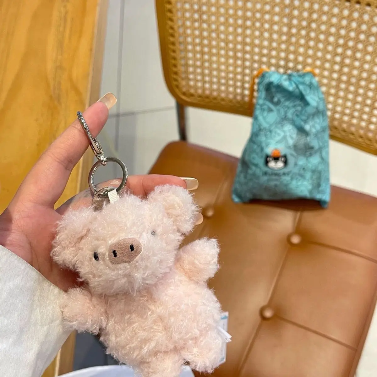 

Jellycat фигурный брелок в виде свиньи, плюшевая игрушка, сумка, подвеска, брелок
