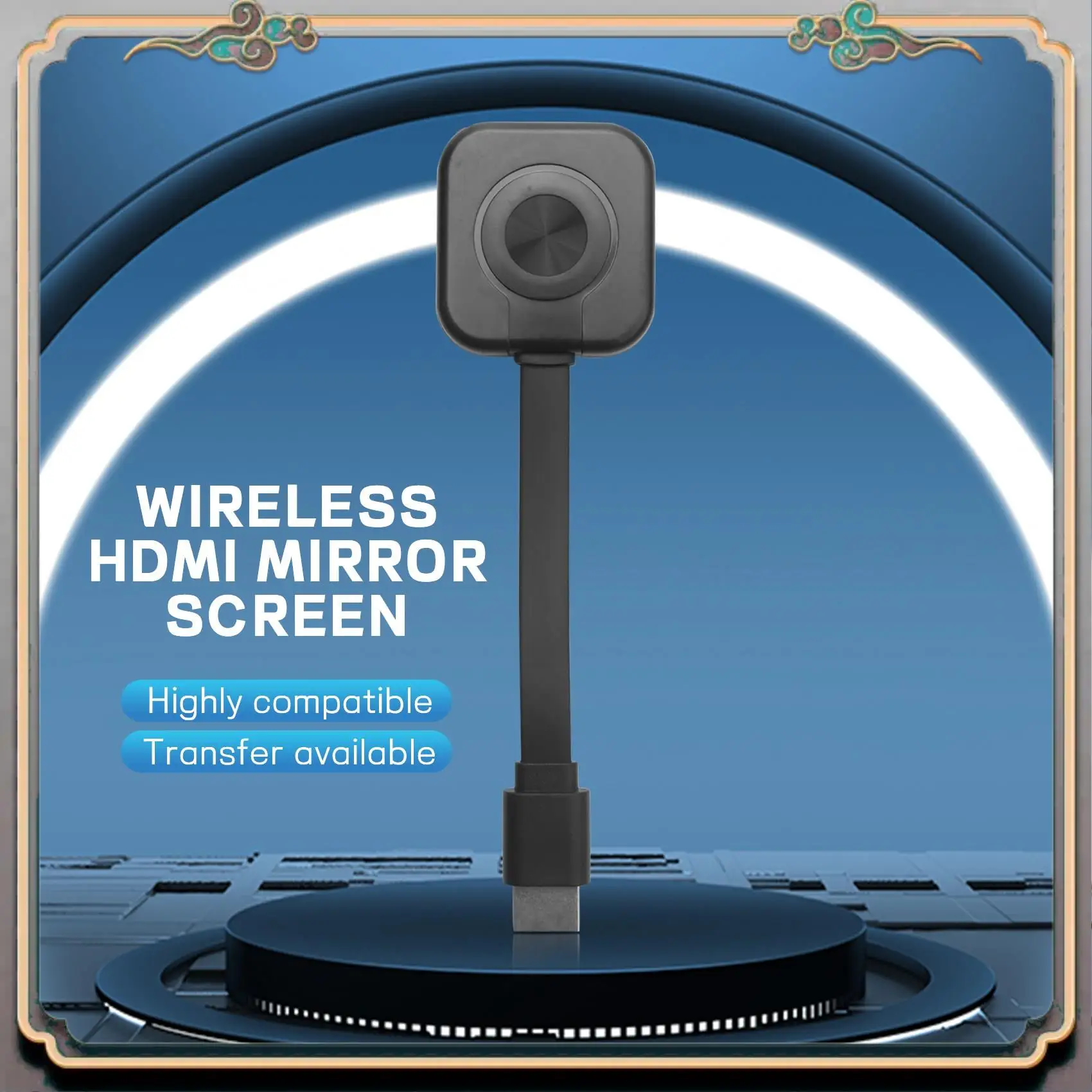 

Durable Wifi Display Dongle -Compatible TV Dongle 1080P TV Stick Wifi Dongle For Android Netflix Youtube For Ios Mac