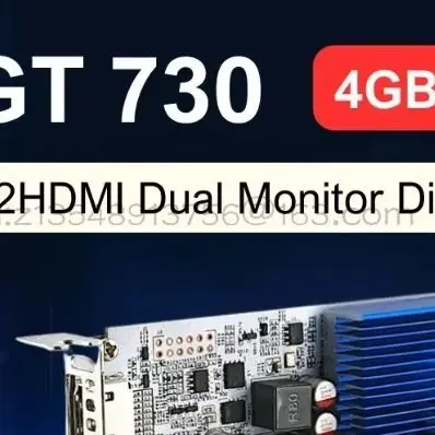GT730 4G/GT1030 4G R5230 server office bright card single slot/half high graphics card (dual HDMI/1080P)