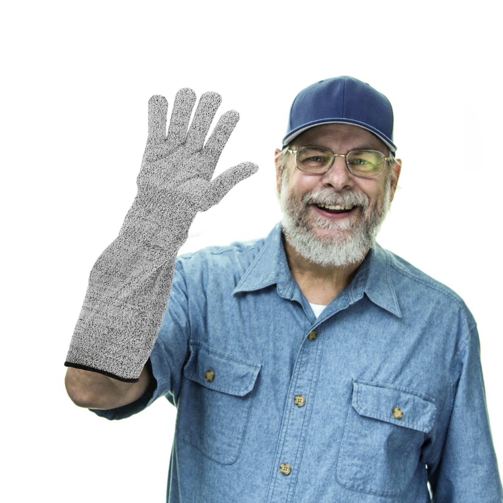 

Cut Resistant Gloves Level 5 Arm Protection Work Sleeve Forearm Guard Industrial Gardening Durable Protective Handwear