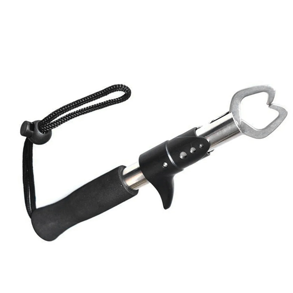 Pesador de correa de acero inoxidable A71P con controlador de pez con regla, controlador de pinza de pescado, equipo de pesca Luya C