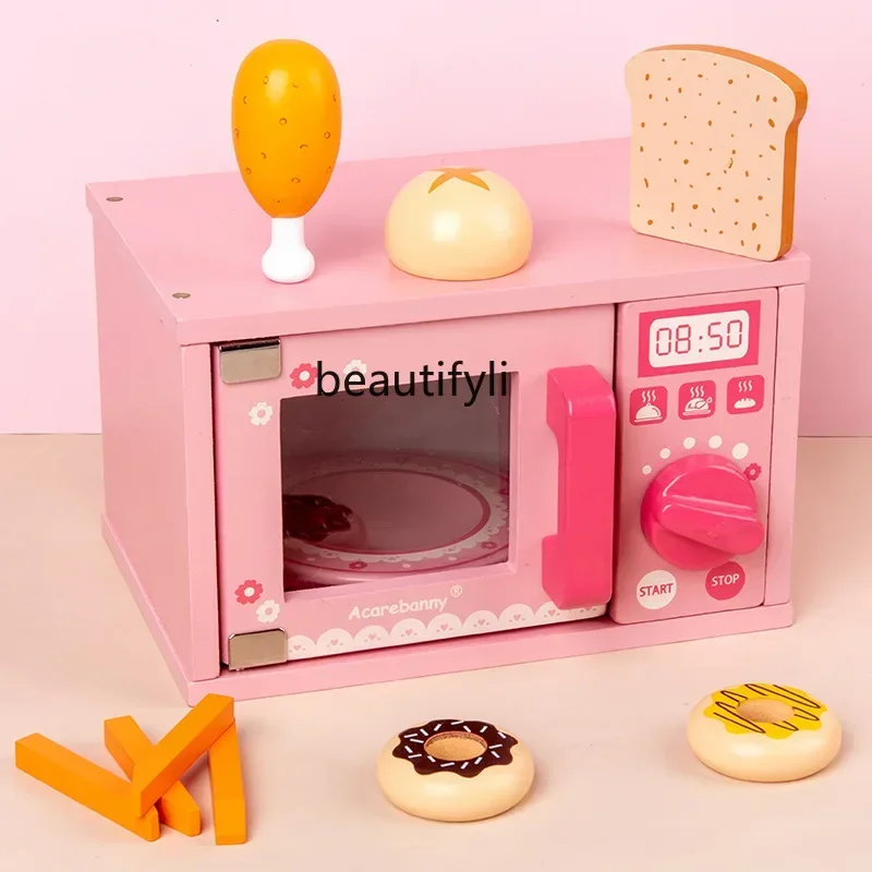 Simulatie voor kinderen Magnetron Keukenspeelgoed Simulatie Bakken Servies Oven Keukengerei Set