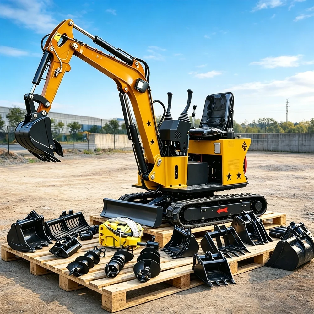 1.8/1.5Ton Mini Excavator With HydrauliqueConstruction Equipment For JardinRetroexcavadora DieselFast China