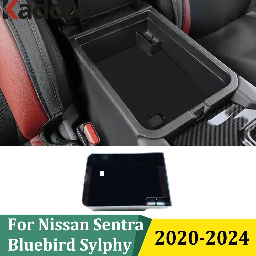 

Для Nissan Sentra Bluebird Sylphy 2020 2021 2022 2023 2024 AT автомобильный подлокотник ящик для хранения центральный контейнер для перчаток чехол управления