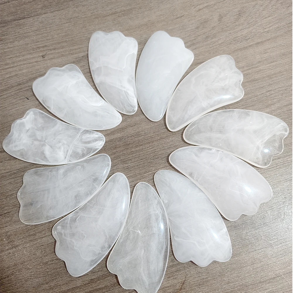 1PC ABS Resin Gua Sha Scraping Massage Scraper Face Massager Acupuncture Guasha Board Massager for Face Tool