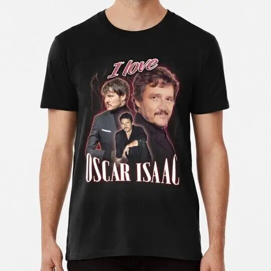 I Love Oscar Isaac Pedro Pascal Cursed Fan Collage S to 5XL Made in USA T-Shirt