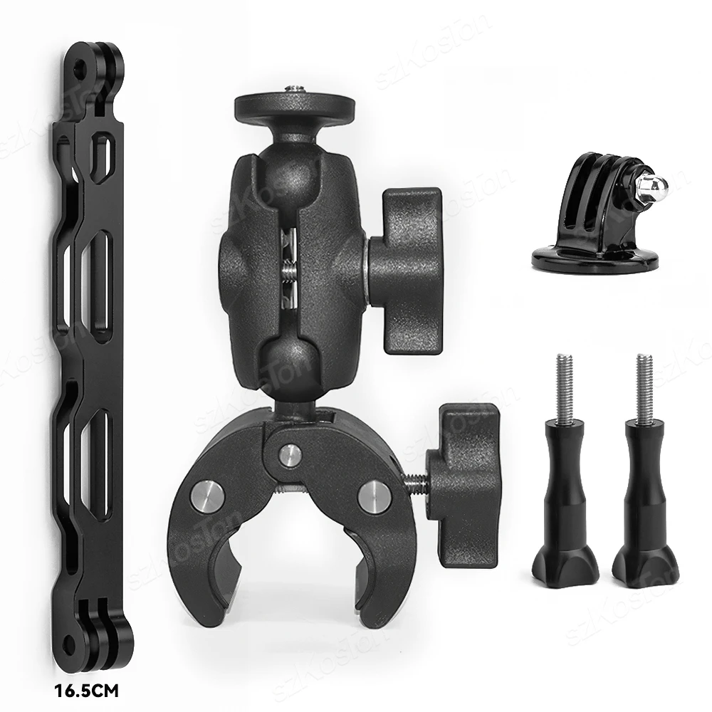 SZKOSTON Für GoPro 13 12 11 10 Motorrad Fahrrad Halter Lenker Halterung Für Insta 360X5X4 DJI OSMO 360 Action 6 5 4 Zubehör 3