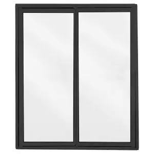 6mm Tempered Double Glazed Aluminum Frame Sliding Glass windows