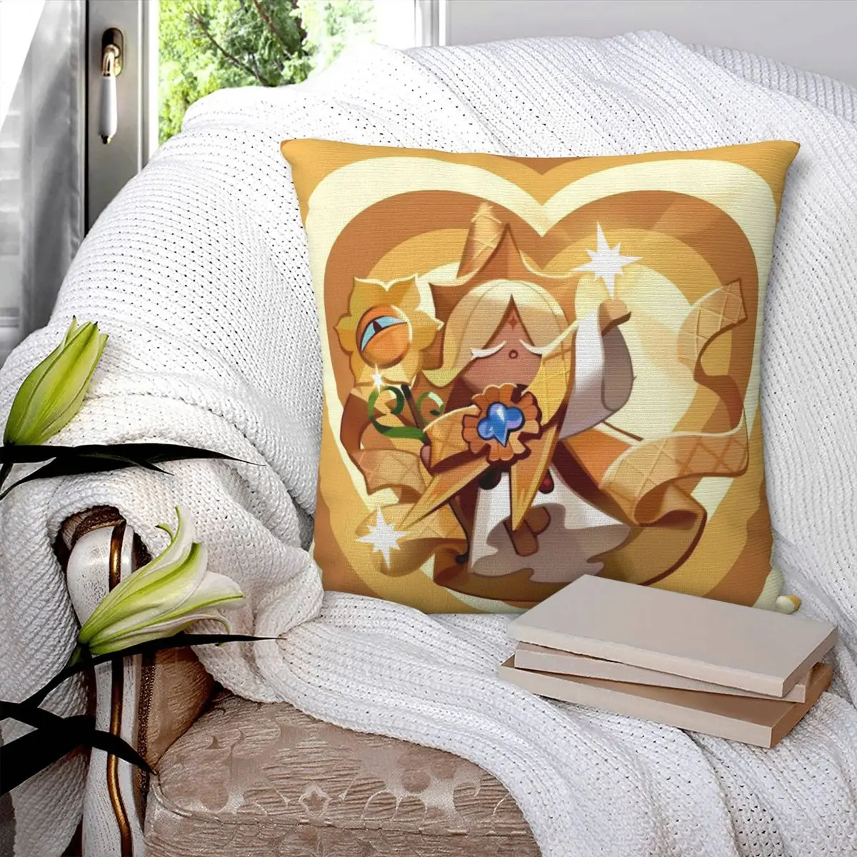 Cookie Run Kingdom Pillowcase Soft Polyester Cushion Cover Decor Throw Pillow Case Cover Home Drop Shipping 40*40cm