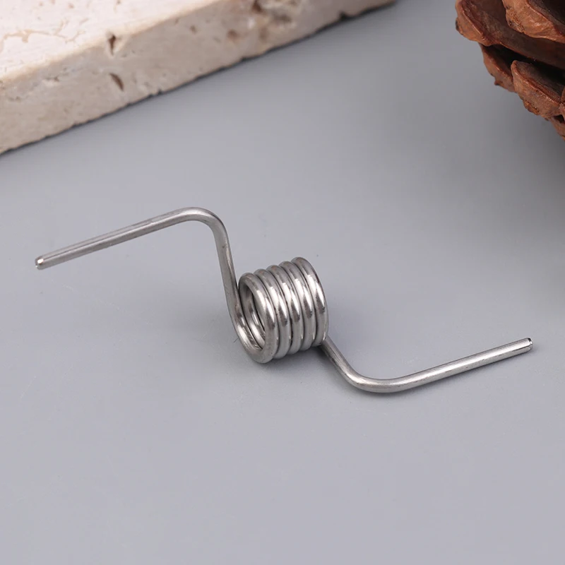 2Pcs/Set Stainless Steel Refrigerator Door Torsion Spring - Strong Hinge Spring Divider Baffle Accessories for Fridge Repair
