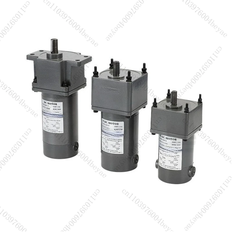 12V - 24V speed-regulating motor, DC gear motor, micro-gear DC motor