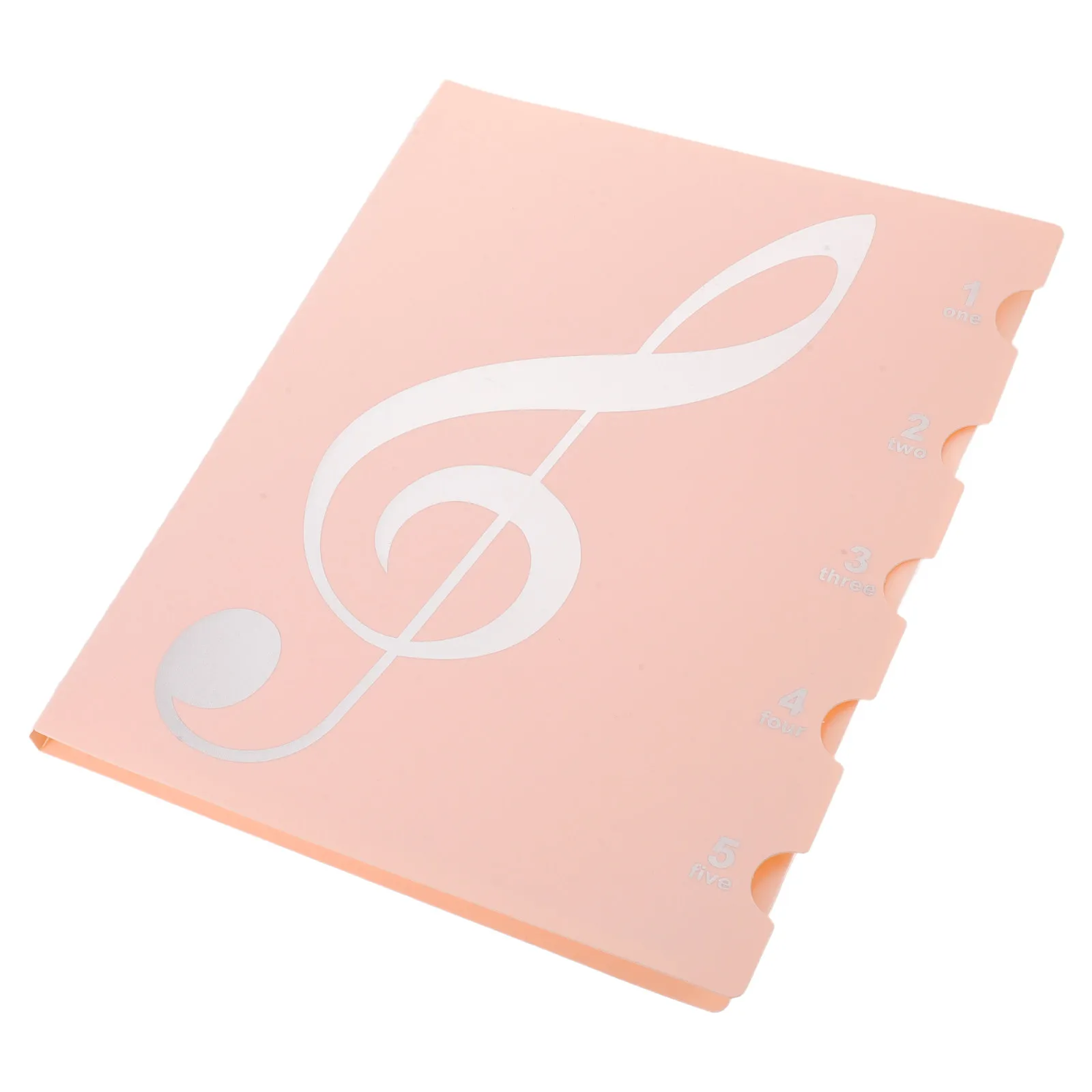 

A4 Piano Sheet Music Folder Pink Writable Index Labels Double Side Choir Binder Holds 40 Scores for Rehearsal Music Score
