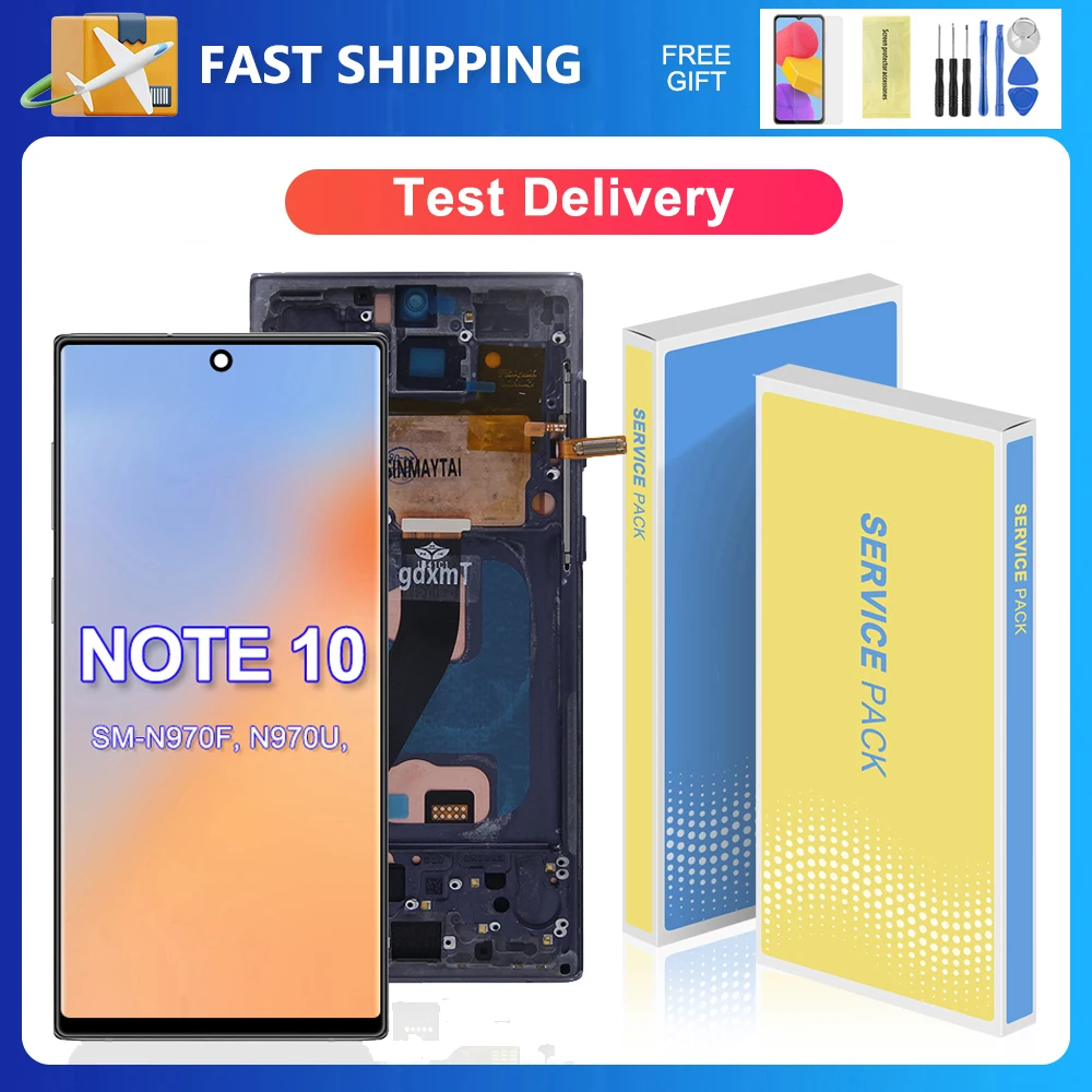 Tested Note 10 For Samsung For Note10 N970F N970U N970W N970N LCD Display Touch Screen Digitizer Assembly Replacement