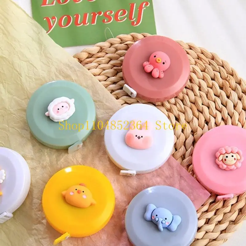 Mini Soft Tape Measure Cartoon Design Tape Measure for Tailor Sewing Craft Cloth Measure Kids Body Height Waist