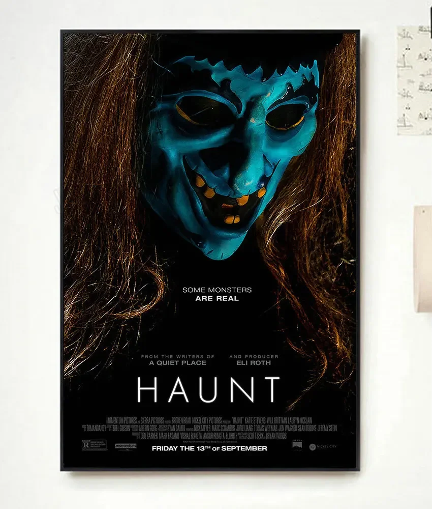 NP045 Haunt Movie 4 Classic Film Fashion Trend Beautiful home Art Decor Silk Poster Wall Sticker Deco Gift