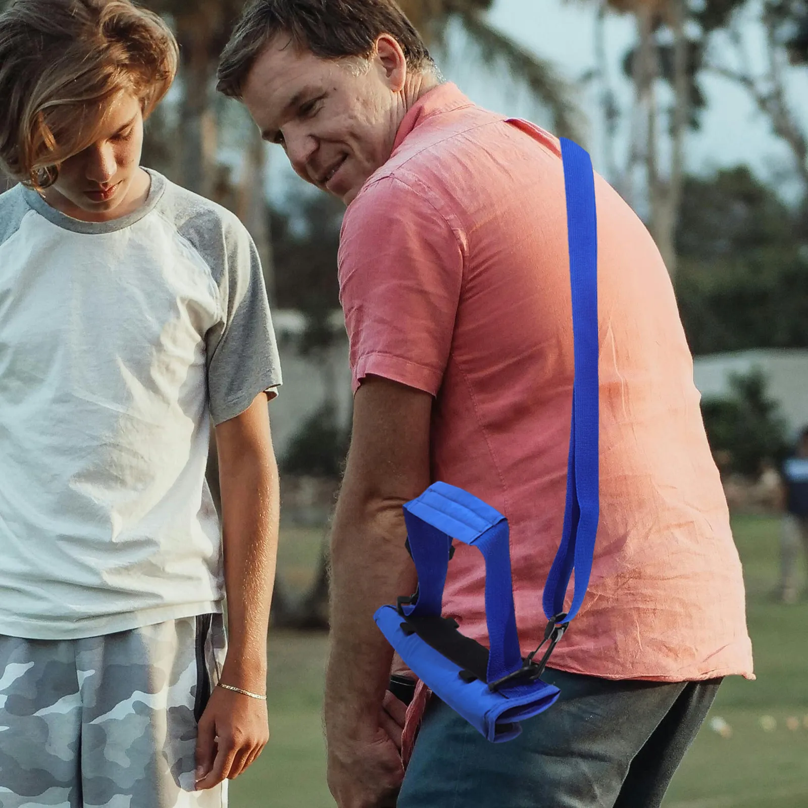 

Portable Golf Club Carrier Bag Large Capacity Waterproof Nylon Mesh Design Easy Carry Strap for Men Women Golf Accessories