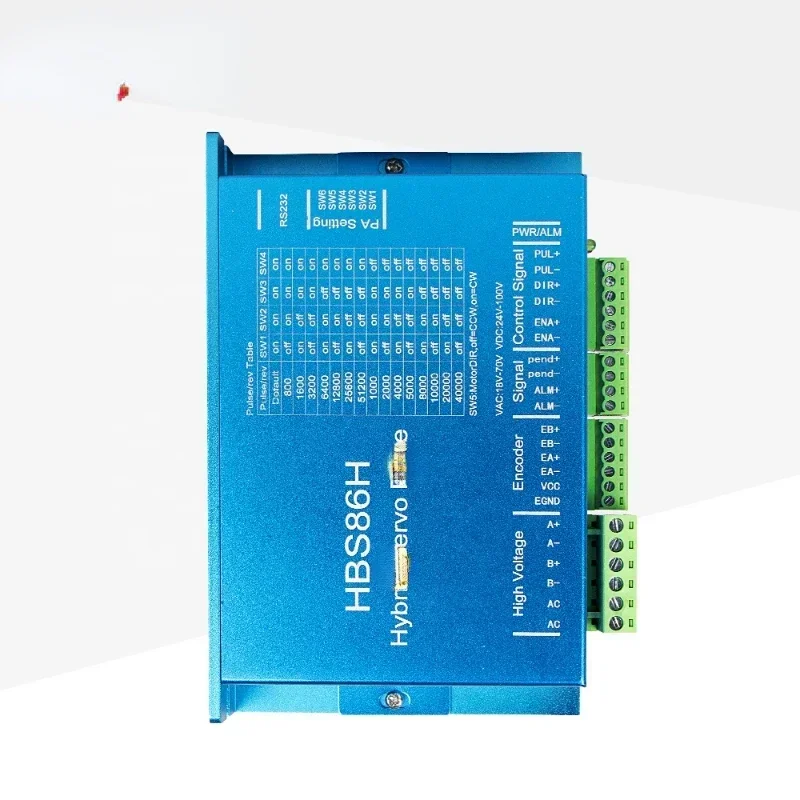 

Hot Sales18-70VAC 24-100VDC Nema 34 Closed Loop Stepper Motor With Driver HBS86H Hybrid Servo Drive Controller 8.5Nm For Cnc Kit