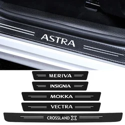 Car Door Threshold Protective Film Anti-Scratch Stickers for Opel Astra Insignia Mokka Corsa Vectra Meriva Crossland X Vivaro