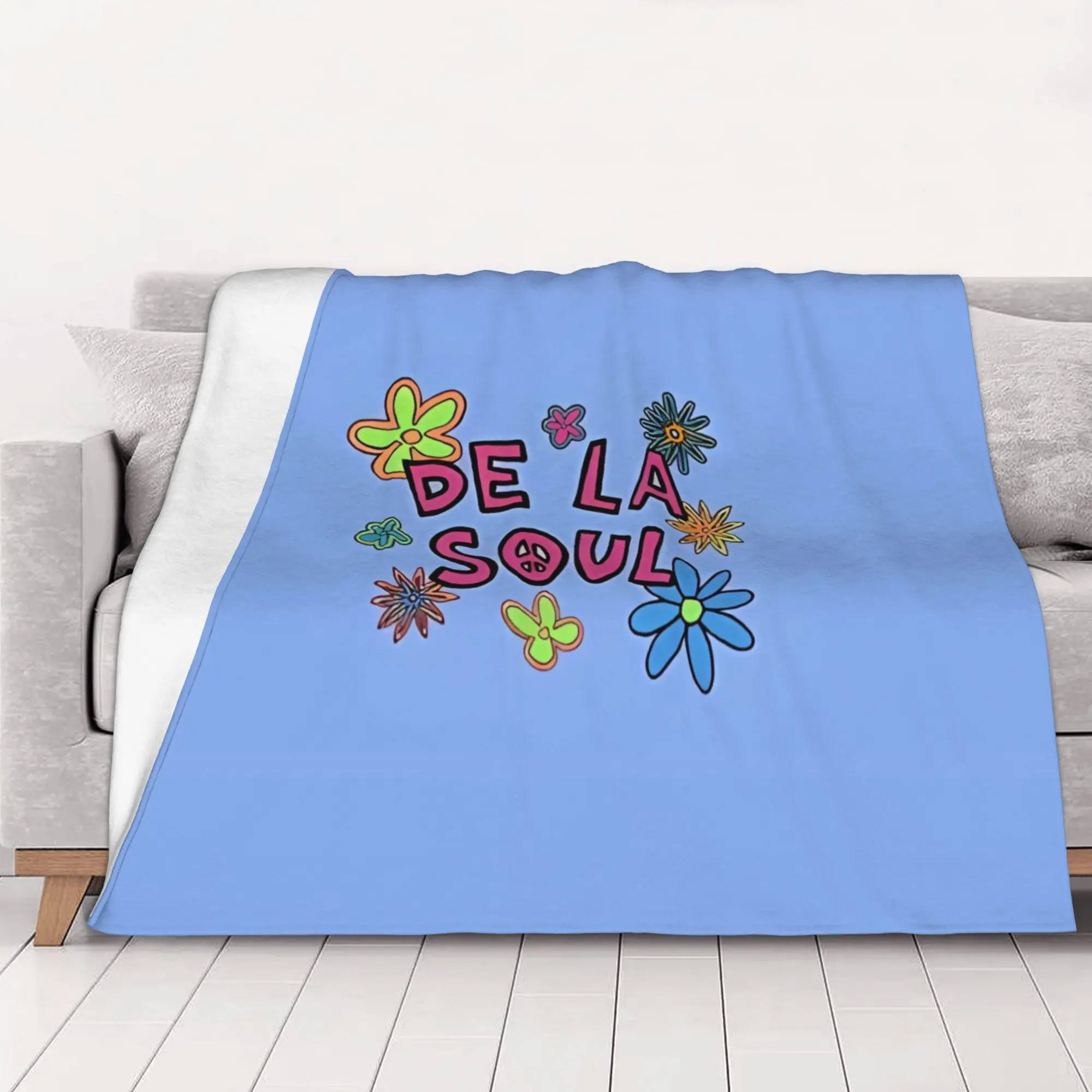 1PC Classic De La Soul home room decorations Winter Blankets for Adults Bedding Home Interior Sofa Knee