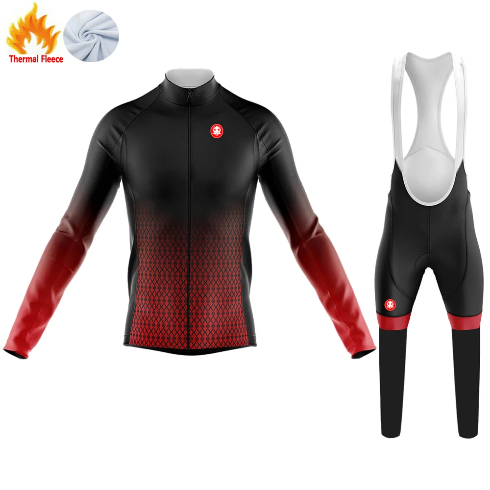 2023 Winter Thermal Fleece KRAKEN OCTOPUS cycling jersey maillot ciclismo hombre サイクルジャージ велоформа мужская джерси велосипедная