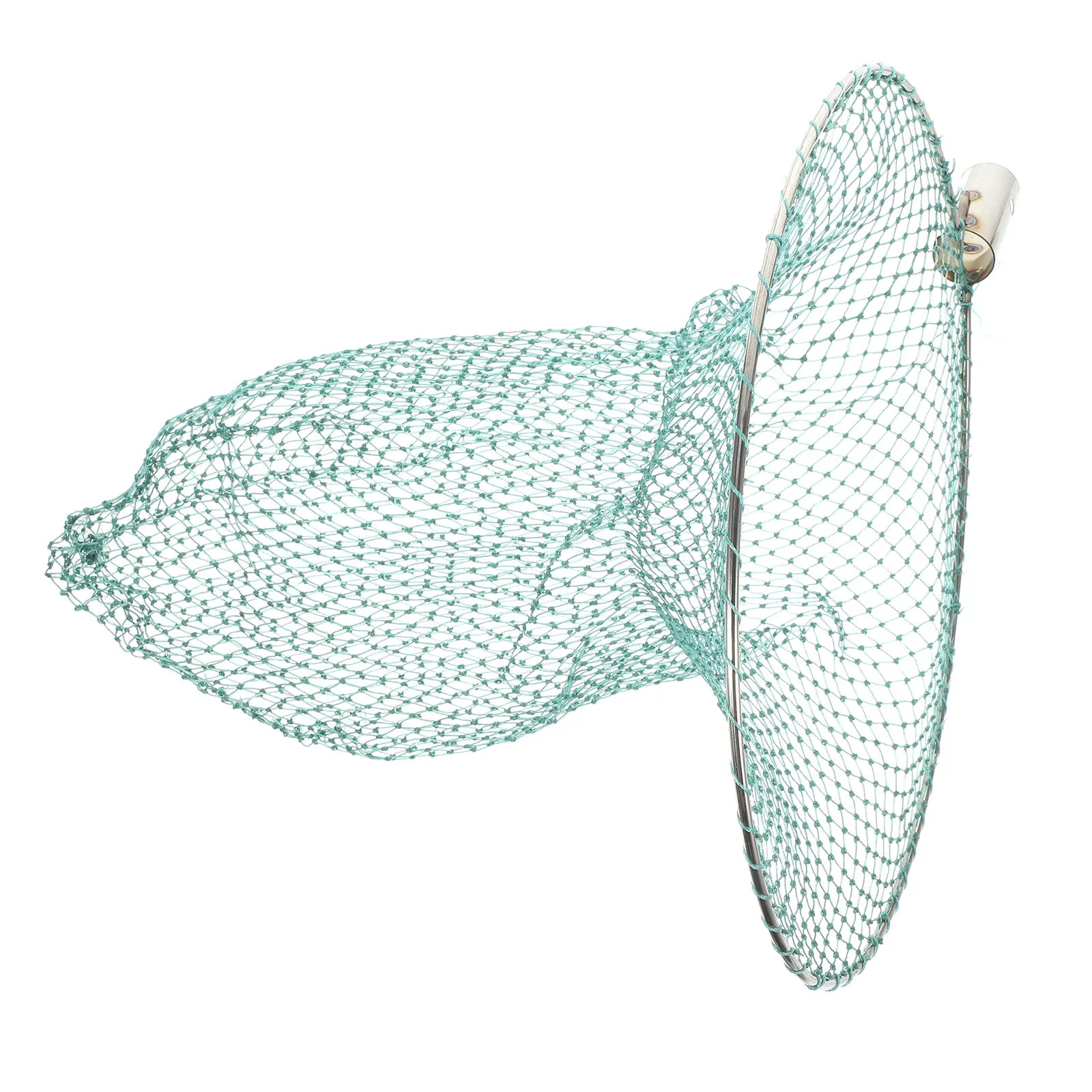 1 قطعة رأس شبكة الصيد دائم الفولاذ المقاوم للصدأ مادة النايلون ل شبكة أرضية نهر بحيرة تيار معدات الأسماك معدات الصيد