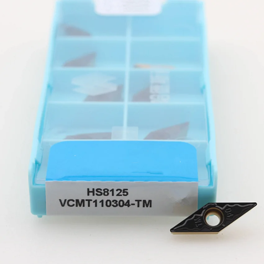 VCMT110304-TM HS8125/VCMT110308-TM HS8125 VCMT221 VCMT222 VCMT110304 VCMT110308 HADSTO CNC carbide inserts Turning inserts