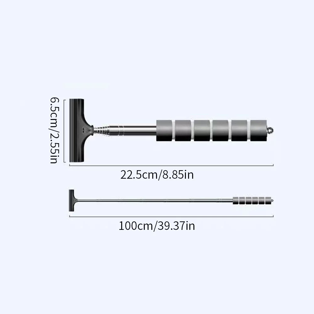 1PC car rearview mirror wiper can be extended up to 100cm/39.37in car rearview mirror cleaning tool, compact and convenient