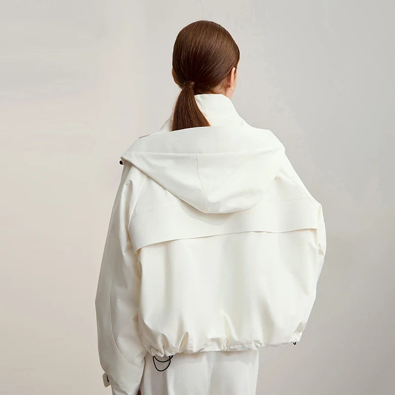 AMII Piumini con cappuccio Donna 2025 Inverno Nuovo Allentato Casual Piumino corto Impermeabile Abiti versatili per le signore 12524029