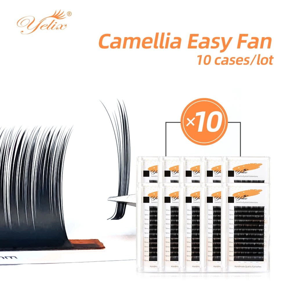 

Накладные ресницы Yelix 10 пучков Camellia с клеем, изгиб LC+/LU/LI/LJ, объемные, мягкие, из искусственного меха, премиум-класса, натуральные, для макияжа