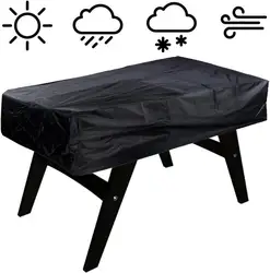 Outdoor Waterproof Dust Proof Protective Chair Foosball Table Cover Patio Durable Rectangular Billiard Game Oxford Cloth Cover