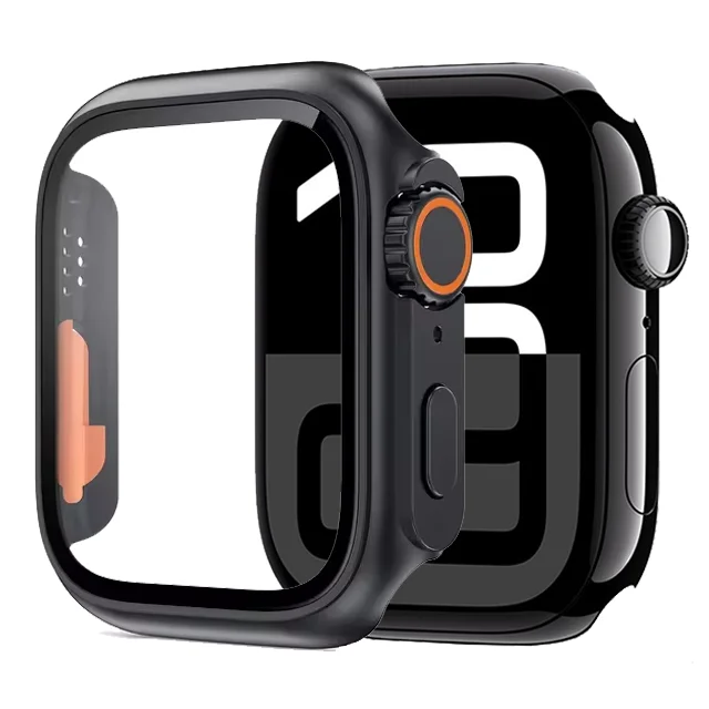 Glas+Hülle für Apple Watch 11 10 46mm 42mm 9 8 7 45mm 41mm Displayschutzfolie Change Ultra 3/2/1 Stoßfänger-Abdeckung iWatch 6 5 4 SE3/2/1 – Detail 10