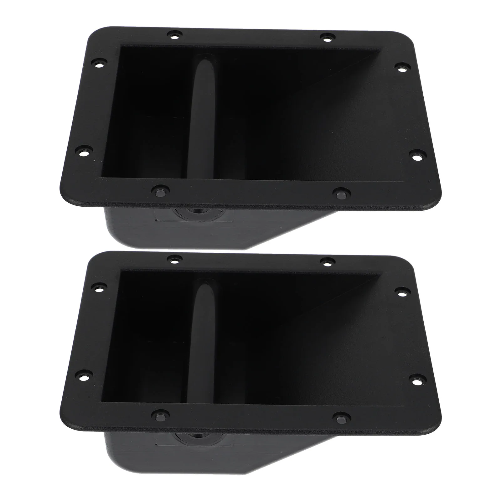 

2 Pcs Speaker Handle Cabinet Straps Bracket Inset Handles Plastic Resested