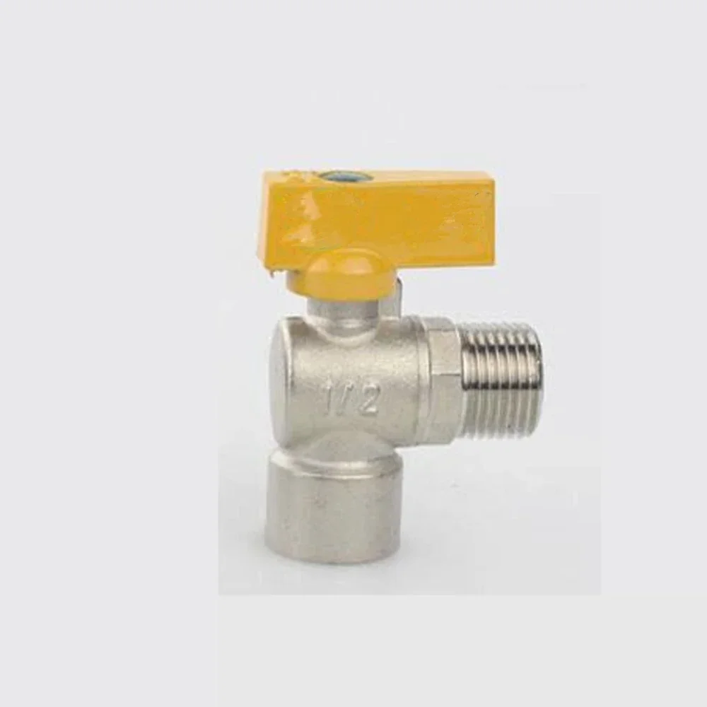 4 Points Inside And Outside Wire Angle Valve Natural Gas Copper Ball Core Large Flow Triangle Valve Water Heater Special Valve