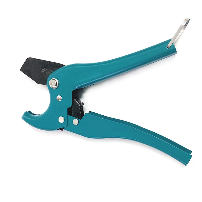 PVC Pipe Cutter 42mm Aluminum Alloy Body Ratchet Scissors Tube Cutter PVC/PU/PP/PE Hose Cutting Hand Tools