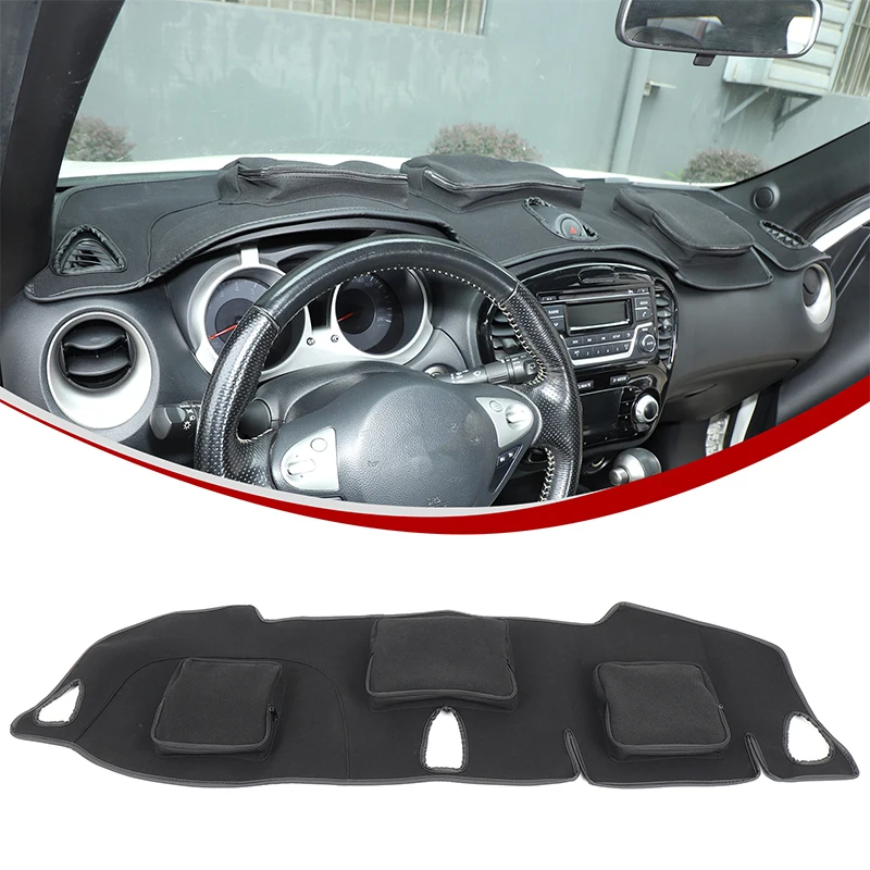 

Для Nissan JUKE 2011-2019 гг., органайзер для приборной панели автомобиля из овчины, коврик для хранения, органайзер для хранения, аксессуары для укладки и уборки